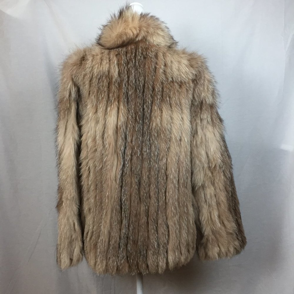 Vintage Saga Fox Blue Silver Fox Fur Coat - Picture 5 of 8
